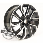 ALU FELGA TOYOTA 5X100 17" TBK5463CP ET40 CRNA SA POLIRANIM