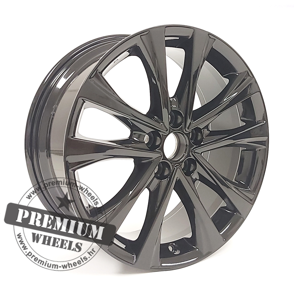 TBY1255C ALU FELGA TOYOTA 5X114.3 18" TBY1255C ET45 CRNA - Slika 1