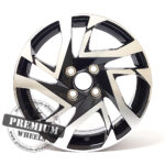 ALU FELGA TOYOTA 4X100 15" TI5417CP ET40 CRNA SA POLIRANIM - Slika 2