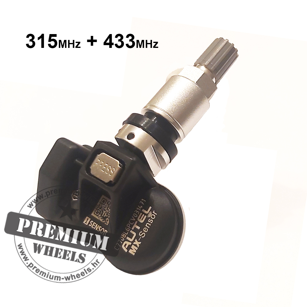 TPMS-SREBRNI-315433mhz AUTEL TPMS MX SENZORSKI VENTIL SILVER VALVE - Slika 1