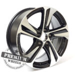 ALU FELGA TOYOTA 5X114.3 17" TTL5832CP ET39 CRNA POLIRANA