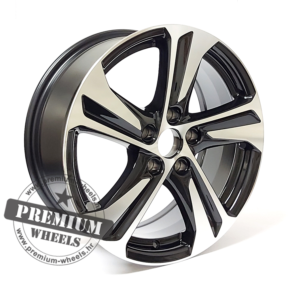 TTL5832CP ALU FELGA TOYOTA 5X114.3 17" TTL5832CP ET39 CRNA POLIRANA - Slika 1