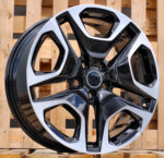 ALU FELGA TOYOTA 5X114.3 19" TY0113CP ET40 CRNA SA POLIRANIM - Slika 2