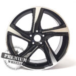 ALU FELGA VOLVO 5X108 16" VBY115CP ET46 CRNA SA POLIRANIM - Slika 2