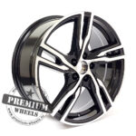 ALU FELGA VOLVO 5X108 18" VFE161CP ET42 CRNA SA POLIRANIM