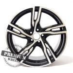 ALU FELGA VOLVO 5X108 18" VFE161CP ET42 CRNA SA POLIRANIM - Slika 2