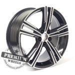 ALU FELGA VOLVO 5X108 17" VFE184CP ET45 CRNA SA POLIRANIM