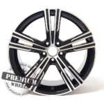 ALU FELGA VOLVO 5X108 17" VFE184CP ET45 CRNA SA POLIRANIM - Slika 2