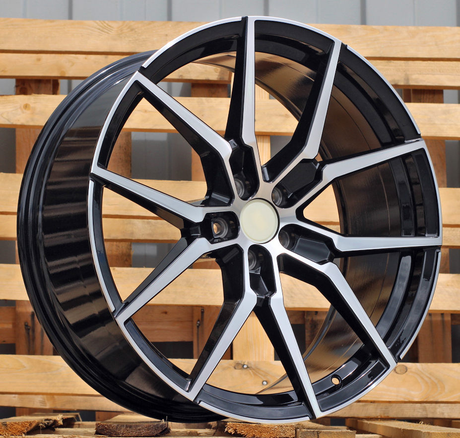 VI5628CP ALU FELGA ZA VOLVO 5X108 21" VI5628CP ET38.5 CRNA SA POLIRANIM - Slika 1