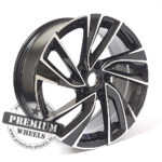 ALU FELGA ZA VW 5X112 18" W6111CP ET42 CRNA SA POLIRANIM