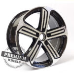 ALU FELGA ZA VW 5X112 18" W659CP ET45 CRNA SA POLIRANIM