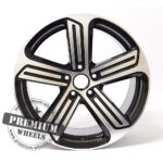 ALU FELGA ZA VW 5X112 18" W659CP ET45 CRNA SA POLIRANIM - Slika 2