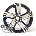 ALU FELGA ZA VW 5X112 18" W668CP ET45 CRNA SA POLIRANIM - Slika 2