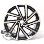 ALU FELGA ZA VW 5X100 17" W681CP ET35 CRNA SA POLIRANIM - Slika 2