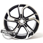 ALU FELGA ZA VW 5X112 19" W698CP ET45 CRNA SA POLIRANIM - Slika 2