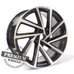 ALU FELGA ZA VW 5X112 16" WBK5329CP ET45 CRNA SA POLIRANIM