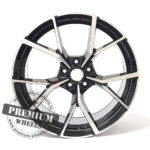 ALU FELGA ZA VW 5X112 22″ WBK5801CP ET31 CRNA SA POLIRANIM - Slika 2