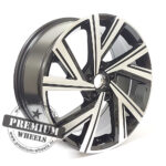 ALU FELGA ZA VW 5X100 17" WBK5805CP ET45 CRNA S POLIRANIM