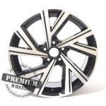 ALU FELGA ZA VW 5X100 17" WBK5805CP ET45 CRNA S POLIRANIM - Slika 2
