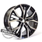 ALU FELGA VW 5X112 19" WBK713CP ET45 CRNA POLIRANA
