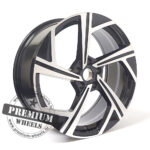 ALU FELGA WW 5X112 17" WIN5502CP ET45 CRNA SA POLIRANIM