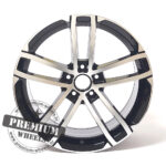 ALU FELGA VW 5X112 17" WSK512CP ET45 CRNA POLIRANA - Slika 2