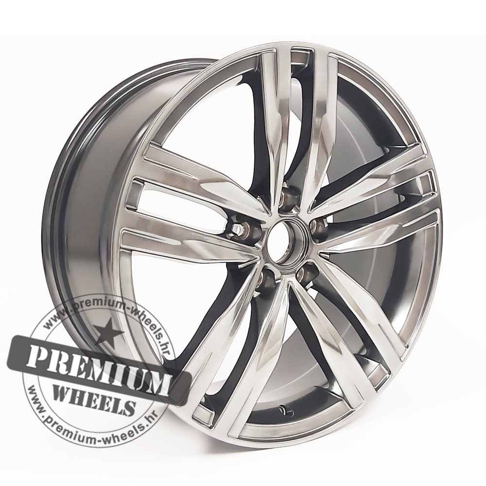 WXFC61TS ALU FELGA ZA VW 5X112 17" WXFC61TS ET45 TAMNO SJAJNA - Slika 1