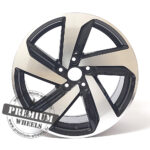 ALU FELGA VW 5X100 17" WXFE271CP ET45 CRNA POLIRANA - Slika 2